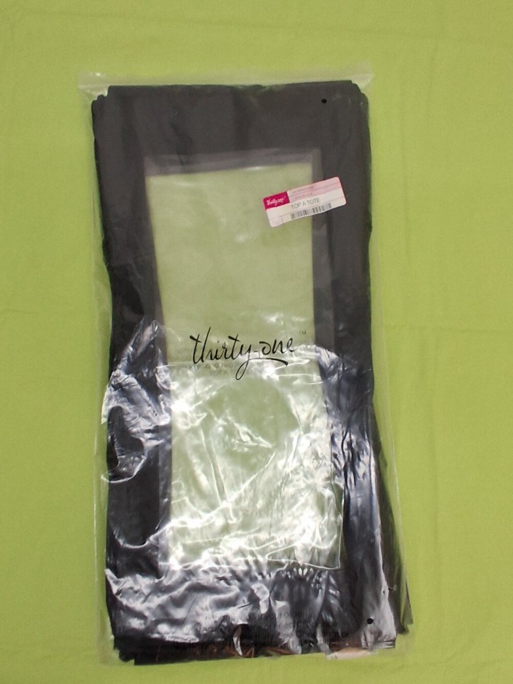 Thirty-One Top-A-Tote Lid Black NWT - Lot of 2